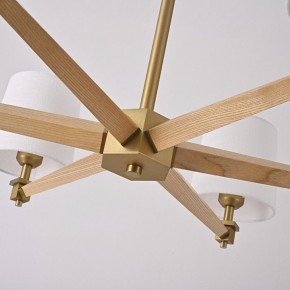 Люстра на штанге Imperiumloft Jorgenson White/Light wood STAVRA01 в Асбесте - asbest.ok-mebel.com | фото 13