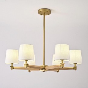 Люстра на штанге Imperiumloft Jorgenson White/Light wood STAVRA01 в Асбесте - asbest.ok-mebel.com | фото 2