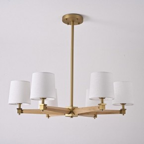 Люстра на штанге Imperiumloft Jorgenson White/Light wood STAVRA01 в Асбесте - asbest.ok-mebel.com | фото 5