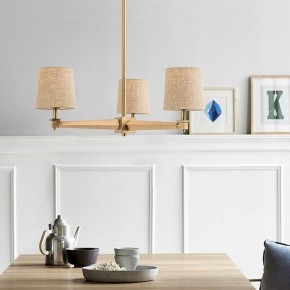Люстра на штанге Imperiumloft Jorgenson White/Light wood STAVRA01 в Асбесте - asbest.ok-mebel.com | фото 6