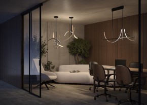 Люстра на штанге Maytoni Wabi MOD428PL-L27BK в Асбесте - asbest.ok-mebel.com | фото 6