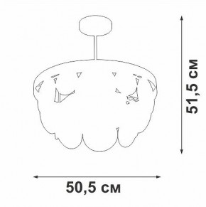 Люстра на штанге Vitaluce V5882 V5882-8/6PL в Асбесте - asbest.ok-mebel.com | фото 4