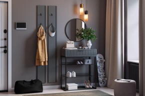 МЕБЕЛЬСОН К19 Прихожая (графит) в Асбесте - asbest.ok-mebel.com | фото