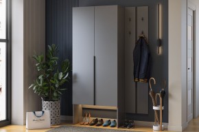 МЕРСИ Прихожая (модульная) графит в Асбесте - asbest.ok-mebel.com | фото