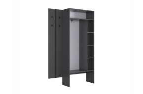 МЕРСИ Прихожая (модульная) графит в Асбесте - asbest.ok-mebel.com | фото 7