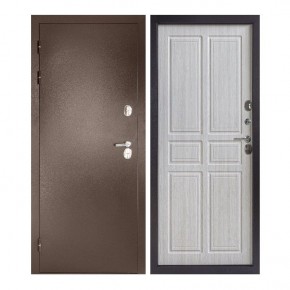 Металлическая дверь НОРД (Термодверь) 2050*880/ПРАВАЯ (Медный Антик/Лиственница белая) в Асбесте - asbest.ok-mebel.com | фото
