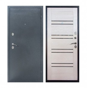 Металлическая дверь ТИТАН 8С (МЕТАЛЛ-ПАНЕЛЬ) 2050*860/ЛЕВАЯ (Букле Графит/Лиственница) в Асбесте - asbest.ok-mebel.com | фото