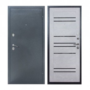 Металлическая дверь ТИТАН 8С (МЕТАЛЛ-ПАНЕЛЬ) 2050*860/ПРАВАЯ (Букле Графит/Бетон снежный) в Асбесте - asbest.ok-mebel.com | фото