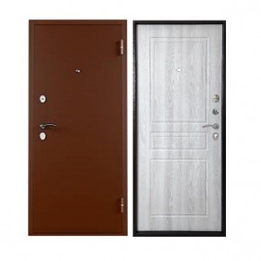 Металлическая дверь ТИТАН (МЕТАЛЛ-ПАНЕЛЬ) 2050*860/ЛЕВАЯ (Медный Антик/Ривьера айс) в Асбесте - asbest.ok-mebel.com | фото