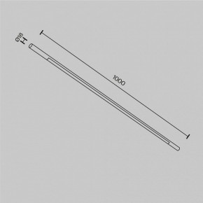 Модульный светильник Maytoni Basis C100CL-L1000-24W3-6K-B в Асбесте - asbest.ok-mebel.com | фото 6