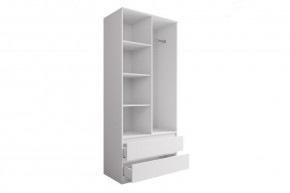 МОРИ МШ 900.2 Шкаф с 2мя дв и 2мя ящ. (белый) в Асбесте - asbest.ok-mebel.com | фото 3