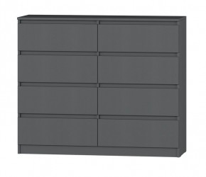 МС "Хилтон" Комод №3 1200 (8 ящ.) графит в Асбесте - asbest.ok-mebel.com | фото 2