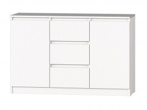 МС "Хилтон" Комод №4 1200 (белый текстурный) в Асбесте - asbest.ok-mebel.com | фото 2