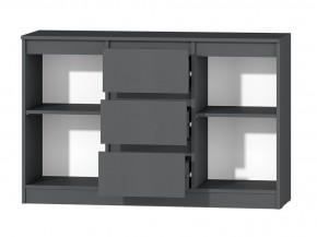 МС "Хилтон" Комод №4 1200 (графит) в Асбесте - asbest.ok-mebel.com | фото 3