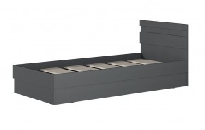 МС "Хилтон" Кровать 0,9 (графит) в Асбесте - asbest.ok-mebel.com | фото 2