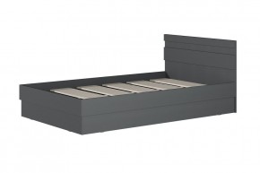 МС "Хилтон" Кровать 1,2 (графит) в Асбесте - asbest.ok-mebel.com | фото 2