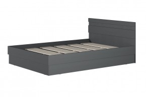 МС "Хилтон" Кровать 1,4 (графит) в Асбесте - asbest.ok-mebel.com | фото 2