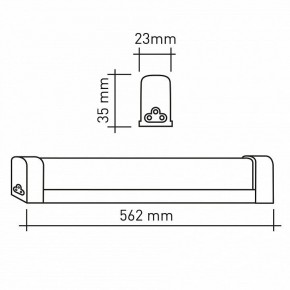 Накладной светильник Эра  LLED-04-0-40K-008 в Асбесте - asbest.ok-mebel.com | фото 2
