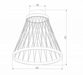 Накладной светильник Eurosvet Cesta 40018/1 LED коричневый в Асбесте - asbest.ok-mebel.com | фото 4