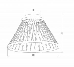 Накладной светильник Eurosvet Cesta 40019/1 LED коричневый в Асбесте - asbest.ok-mebel.com | фото 4