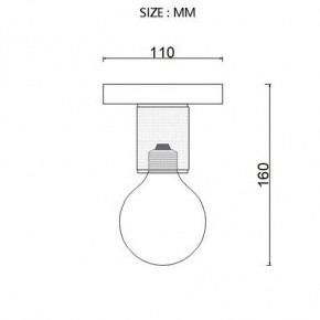 Накладной светильник Imperiumloft RH Utilitaire Socket 48,071 в Асбесте - asbest.ok-mebel.com | фото 7