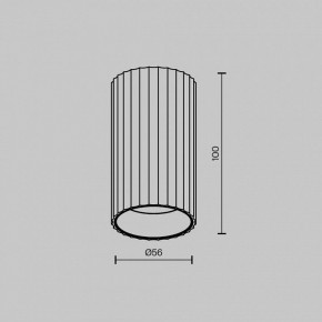 Накладной светильник Maytoni Calipso C106CL-01-GU10-B в Асбесте - asbest.ok-mebel.com | фото 6