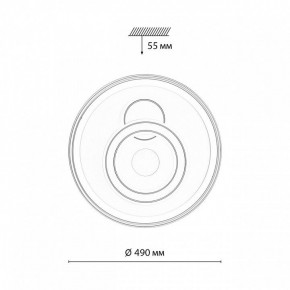 Накладной светильник Sonex Gemini 7785/85L в Асбесте - asbest.ok-mebel.com | фото 10