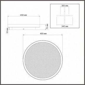 Накладной светильник Sonex Shimmers 7736/60L в Асбесте - asbest.ok-mebel.com | фото 8