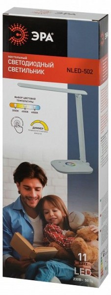Настольная лампа офисная Эра  NLED-502-11W-W в Асбесте - asbest.ok-mebel.com | фото 6