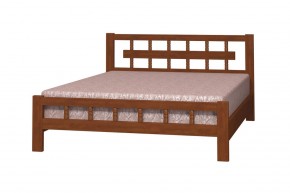 НАТАЛИ-5 Кровать из массива (Орех) в Асбесте - asbest.ok-mebel.com | фото 2