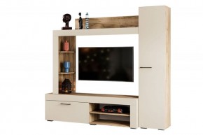 НИКОЛЬ Гостиная (Дуб крафт серый/софт айвори) в Асбесте - asbest.ok-mebel.com | фото