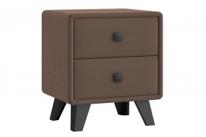 НИКОЛЬ Тумба узкая 2 ящика (шоколад) в Асбесте - asbest.ok-mebel.com | фото