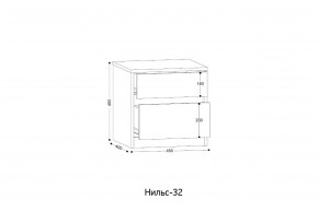 НИЛЬС - 32 Тумба в Асбесте - asbest.ok-mebel.com | фото 2