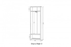 ОЛЬГА-ЛОФТ 3 Шкаф 2-х створчатый в Асбесте - asbest.ok-mebel.com | фото 3