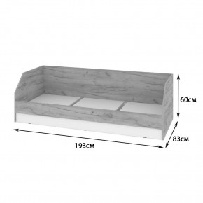 ОЛИВИЯ Детская (модульная) дуб серый/белый в Асбесте - asbest.ok-mebel.com | фото 14