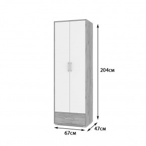 ОЛИВИЯ Детская (модульная) дуб серый/белый в Асбесте - asbest.ok-mebel.com | фото 17