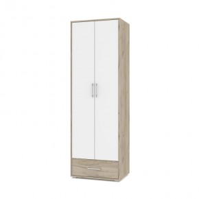 ОЛИВИЯ О22 Шкаф 2-х дверный (дуб серый/белый) в Асбесте - asbest.ok-mebel.com | фото