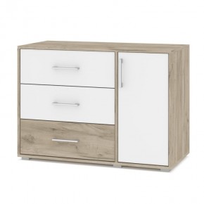ОЛИВИЯ О63 Комод (дуб серый/белый) в Асбесте - asbest.ok-mebel.com | фото
