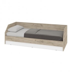 ОЛИВИЯ О81 Кровать (дуб серый/белый) в Асбесте - asbest.ok-mebel.com | фото