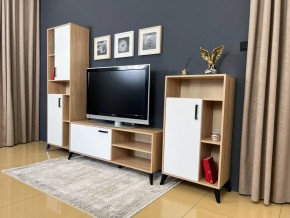 ОСКАР TRIO Гостиная (дуб золотой/белый) в Асбесте - asbest.ok-mebel.com | фото 3