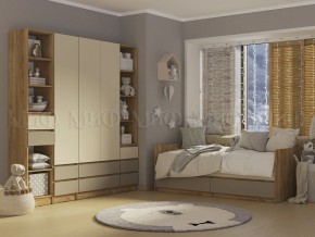 ЧЕЛСИ Color Пенал (Слоновая кость/Глиняный серый/Дуб крафт) в Асбесте - asbest.ok-mebel.com | фото 2