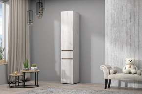 Пенал Лиана (Дуб Крафт Белый/Дуб Крафт Золотой) в Асбесте - asbest.ok-mebel.com | фото