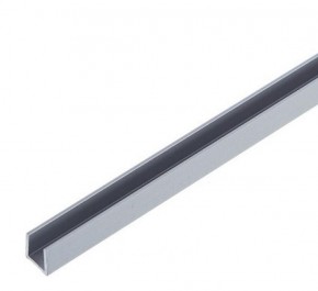 Планка для стеновой панели П-образная 6 мм (алюминий) в Асбесте - asbest.ok-mebel.com | фото 1