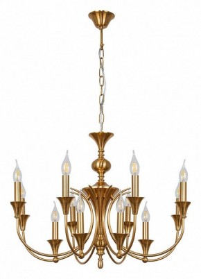 Подвесная люстра Arte Lamp Collinetta A4094LM-12PB в Асбесте - asbest.ok-mebel.com | фото 2