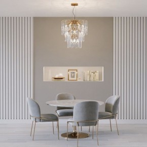 Подвесная люстра Eurosvet Claire 60171 золото в Асбесте - asbest.ok-mebel.com | фото 3