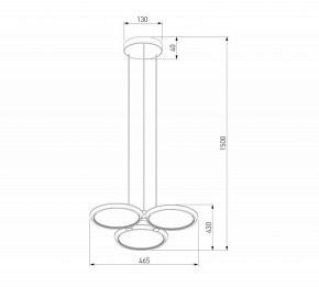 Подвесная люстра Eurosvet Crespella 90034/3 золото в Асбесте - asbest.ok-mebel.com | фото 5