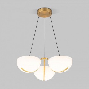 Подвесная люстра Eurosvet Emisfero 50083/3 LED золото в Асбесте - asbest.ok-mebel.com | фото 2