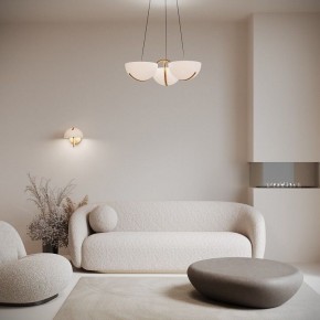 Подвесная люстра Eurosvet Emisfero 50083/3 LED золото в Асбесте - asbest.ok-mebel.com | фото 4