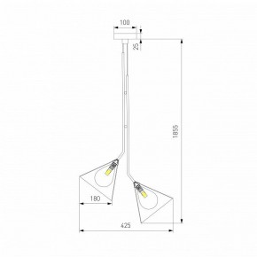 Подвесная люстра Eurosvet Enigma 70161/3 черный в Асбесте - asbest.ok-mebel.com | фото 4