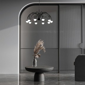 Подвесная люстра Eurosvet Ragno 90034/10 LED черный в Асбесте - asbest.ok-mebel.com | фото 4